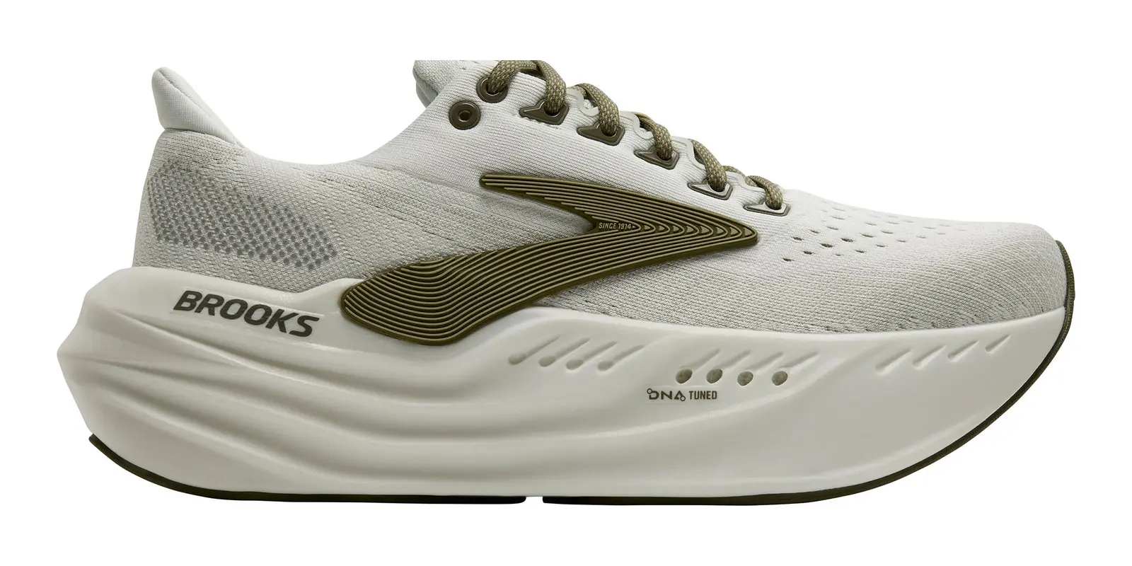 Brooks Glycerin Max in Grey / Dusty Olive / Tea