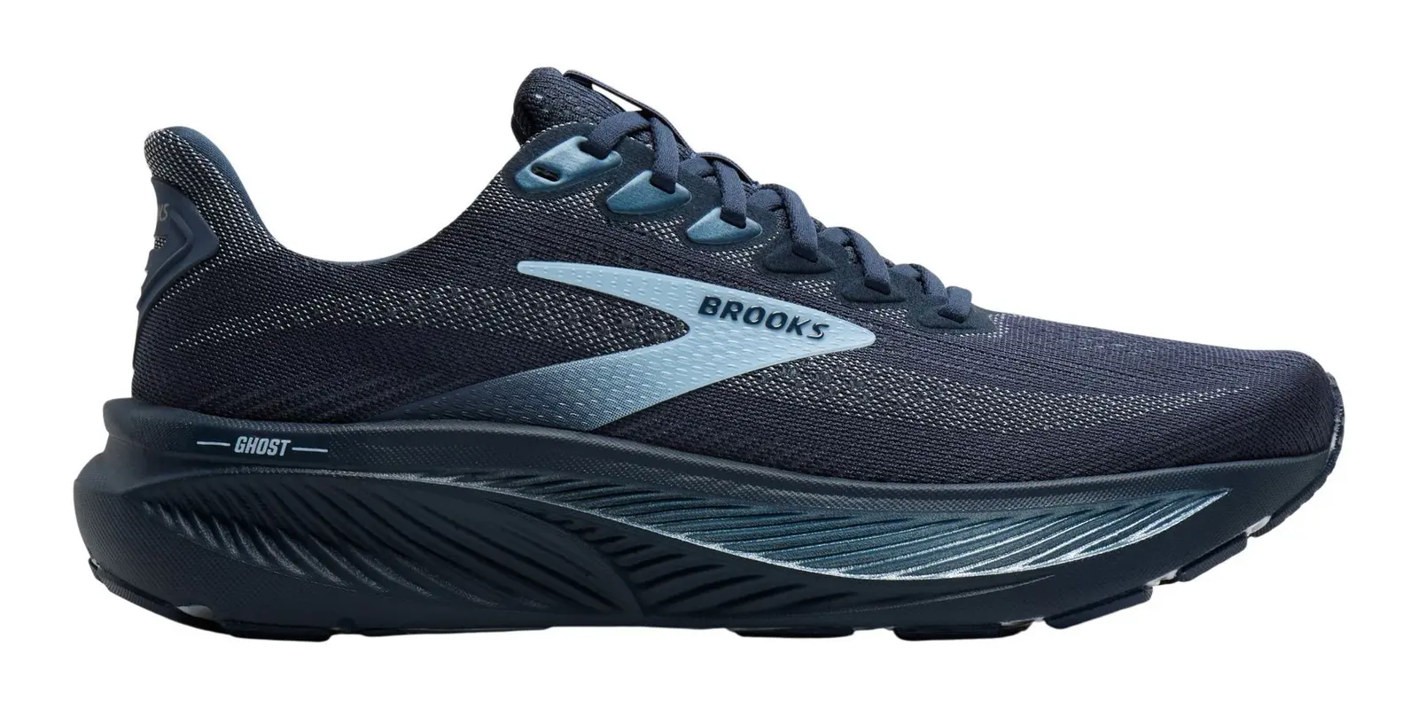 Brooks Ghost 17 in Dark Blue / Light Blue