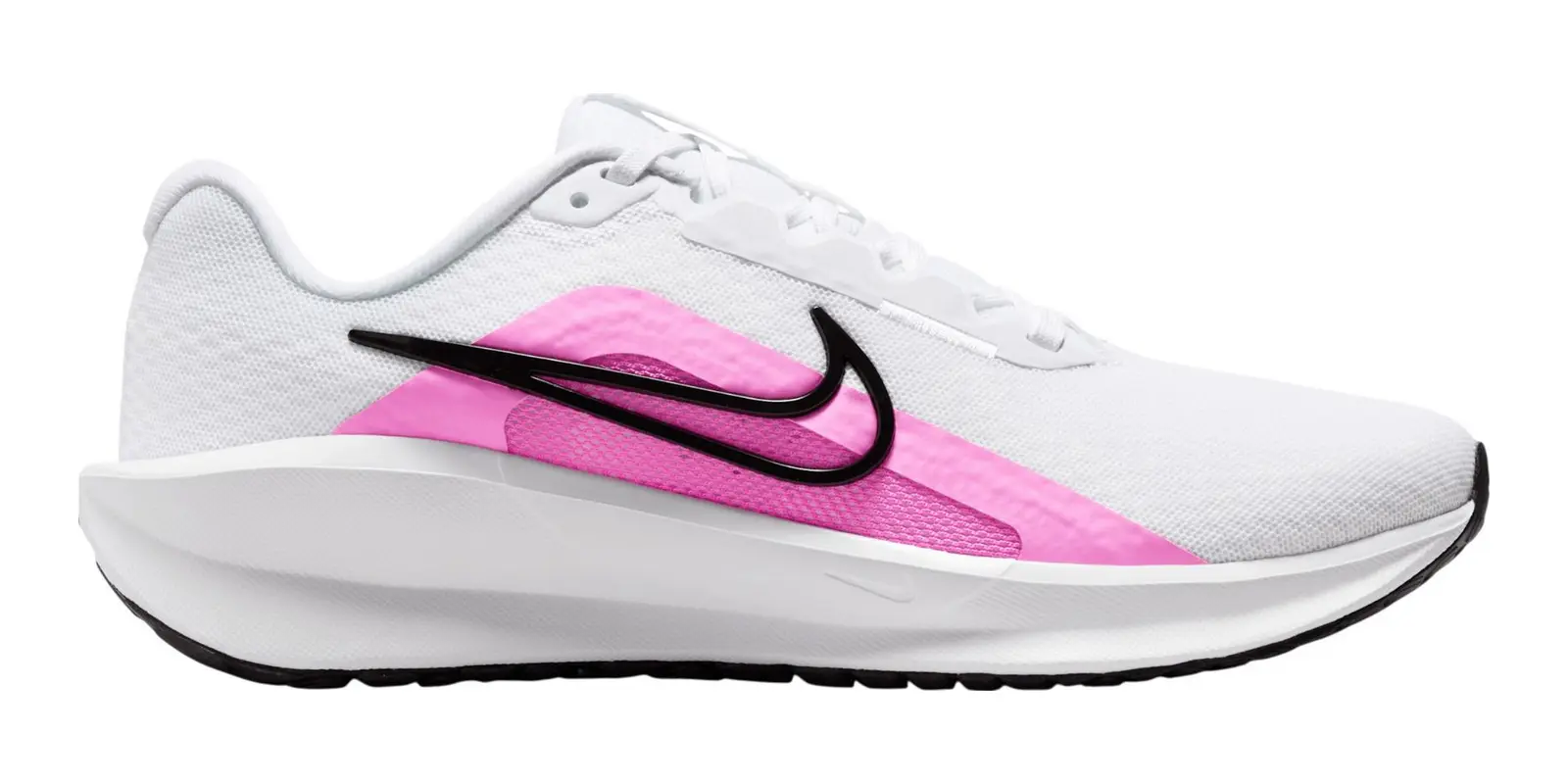 Nike Downshifter 13 in White / Pink / Black
