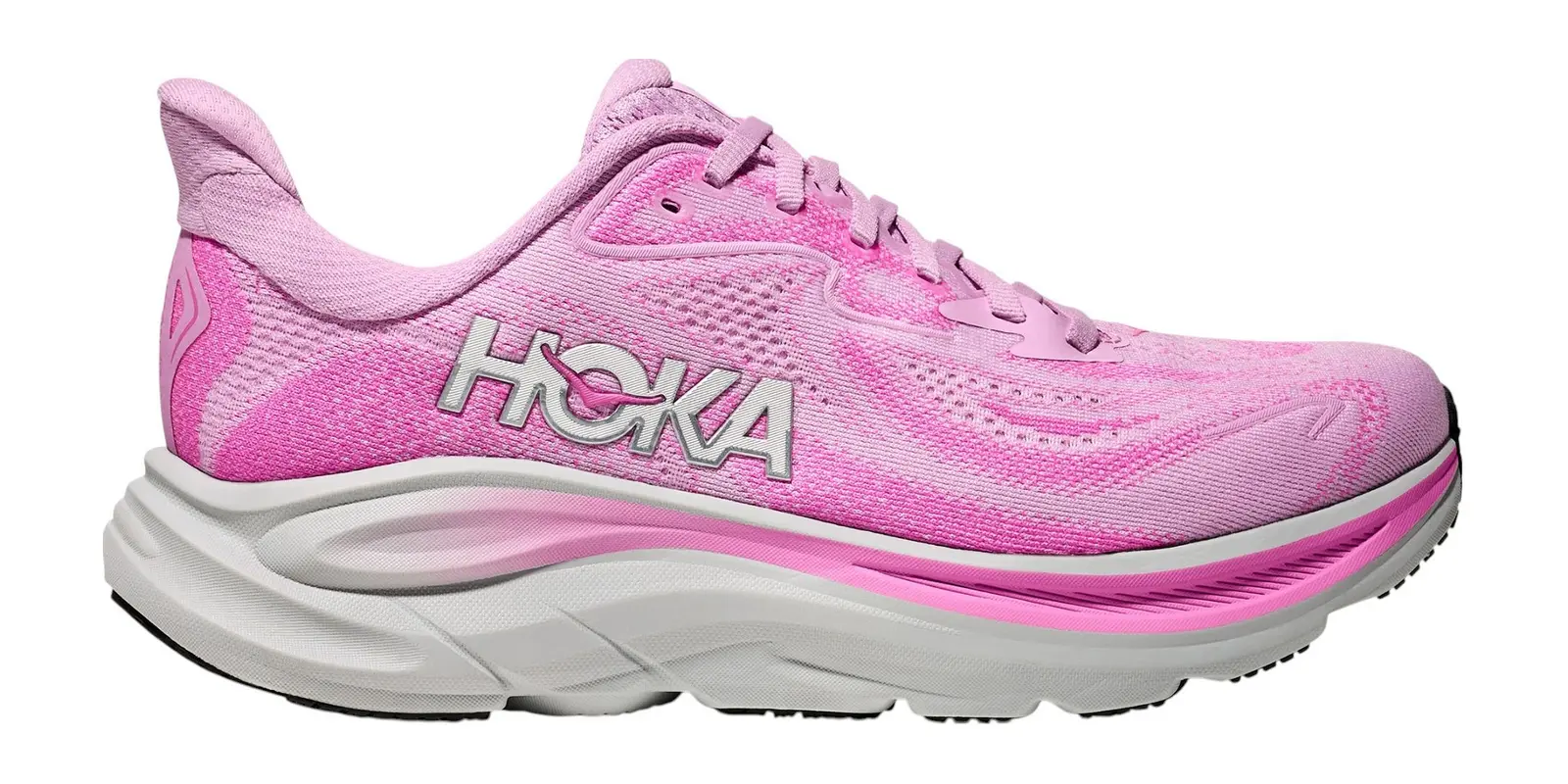 HOKA Clifton 10 in Bright Nectar / Fuchsia Fzz