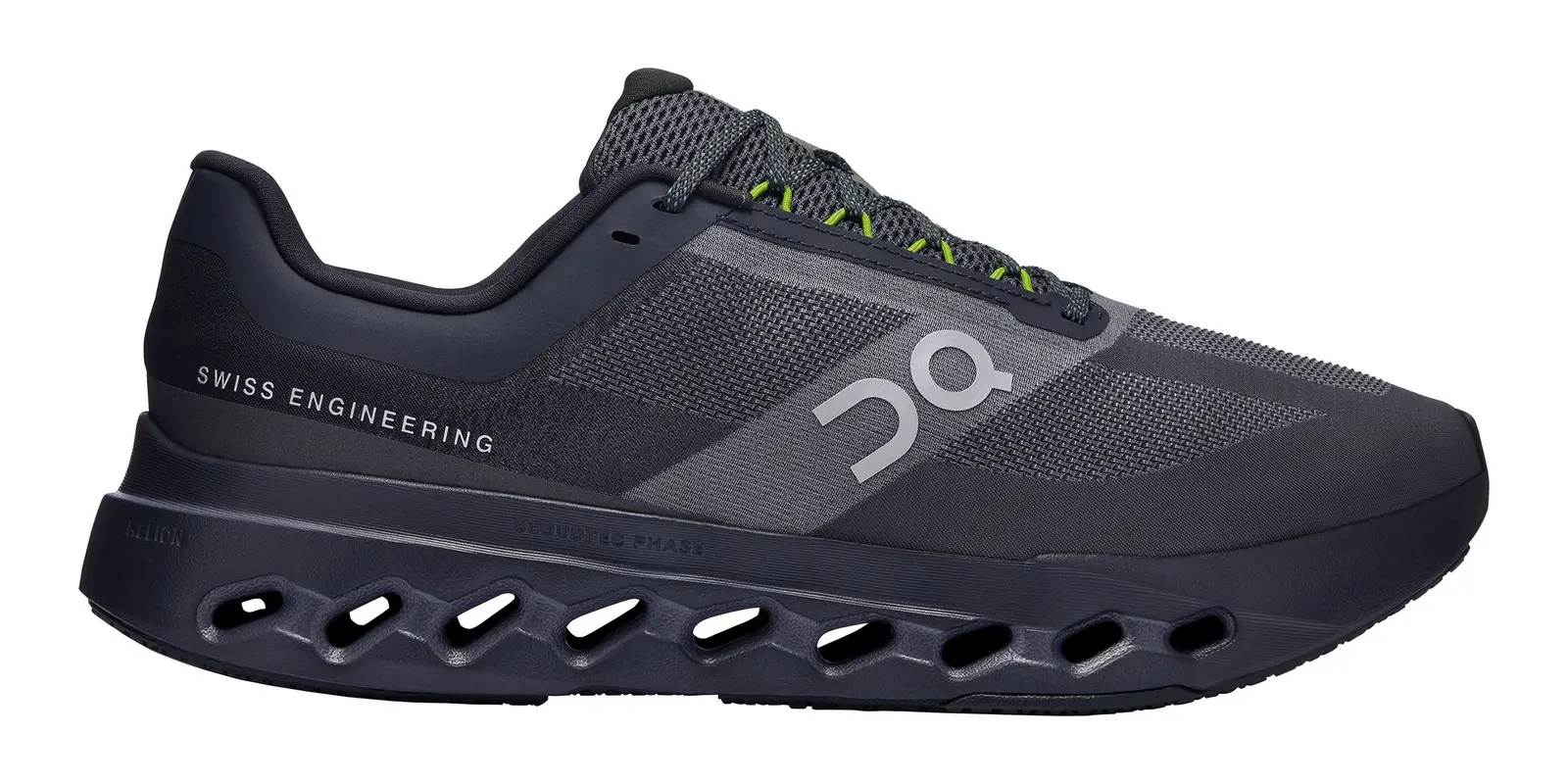 On Cloudsurfer Next in Black / Iron