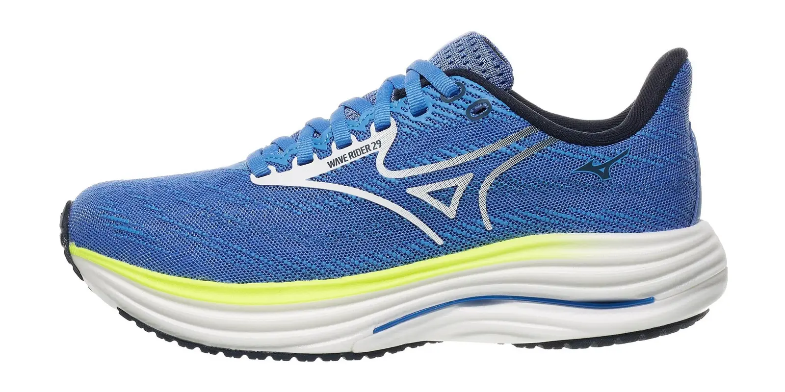 Mizuno Wave Rider 29 in Ultramarine / White