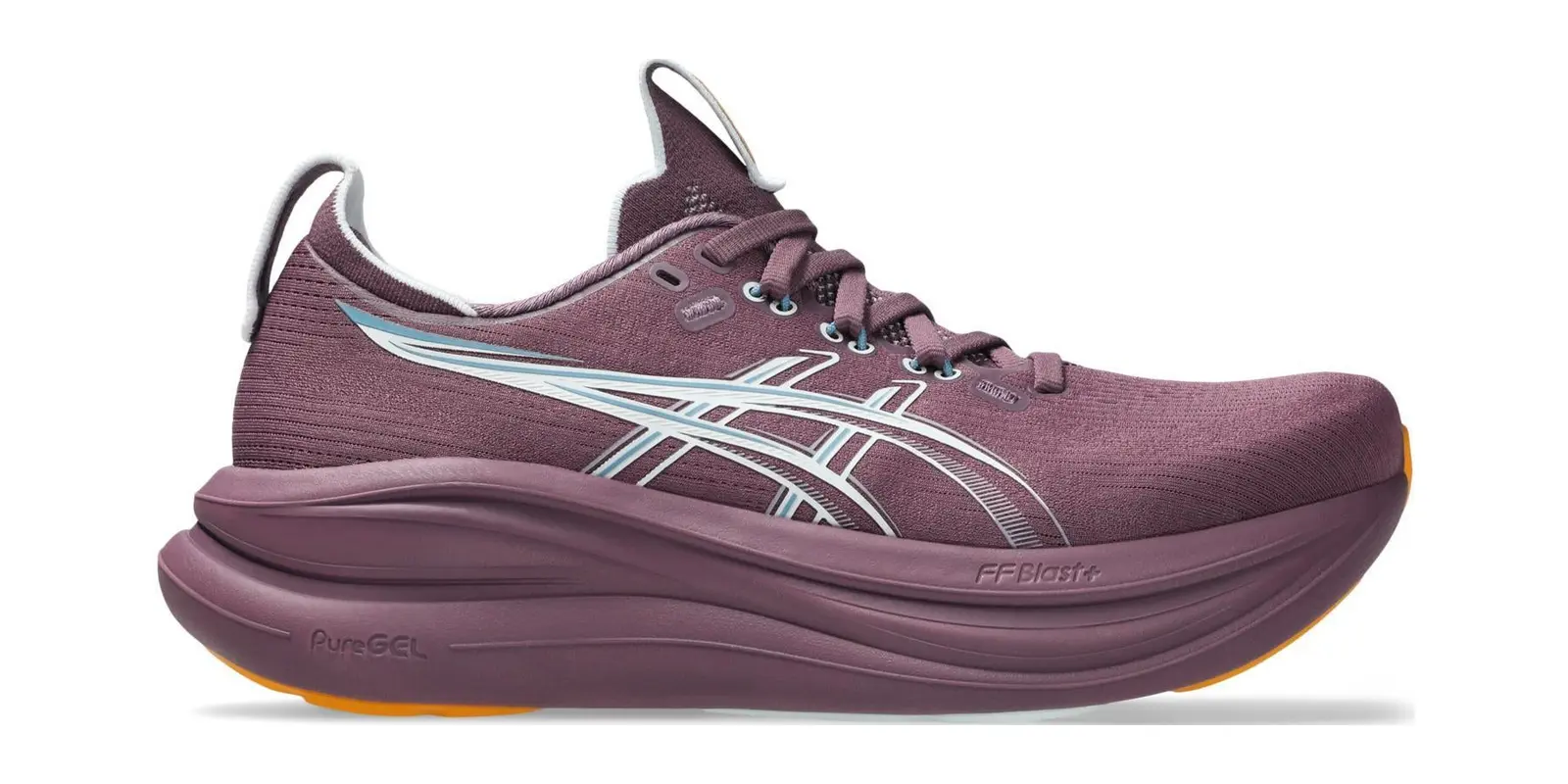 ASICS GEL-Nimbus 28 in Velvet Purple / Arc Blue
