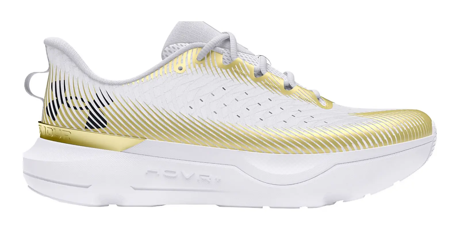 Under Armour Hovr Infinite Reflect in White / Gold