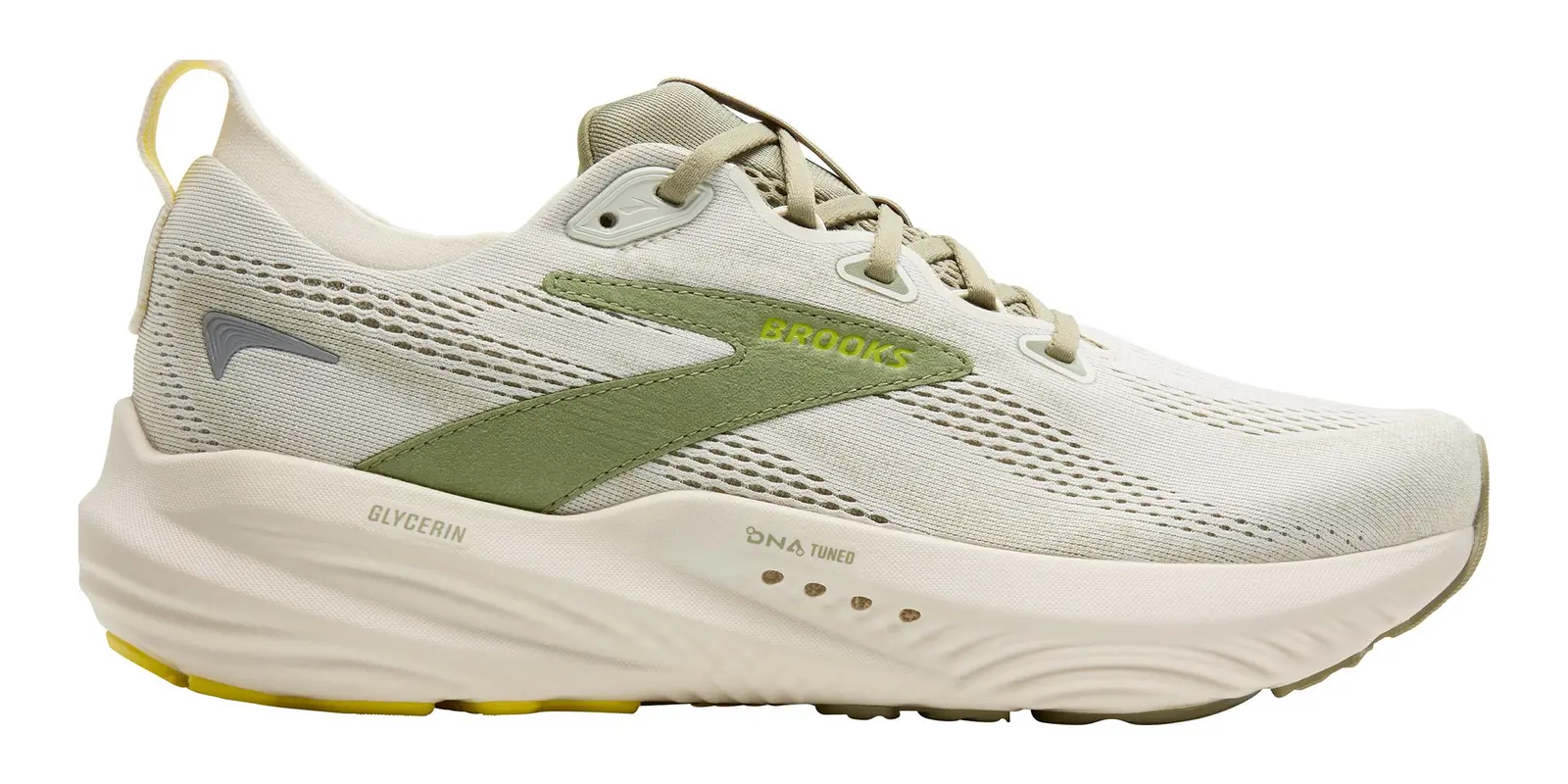 Brooks Glycerin 22 in Coconut / Tea / Blazing Yllw