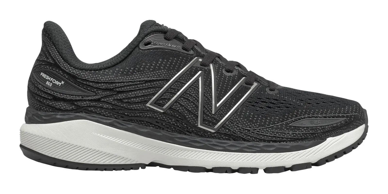 New Balance Fresh Foam X 860 v12 in Black / White