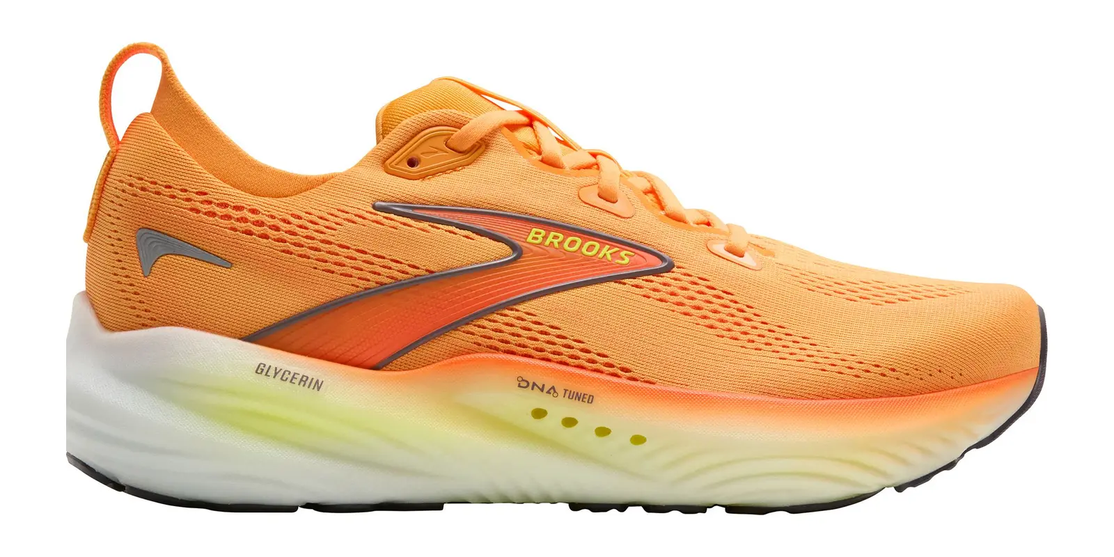 Brooks Glycerin 22 in Orangenightlifewhite