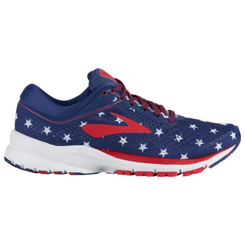 Brooks Launch 5 in Red / Blue / White