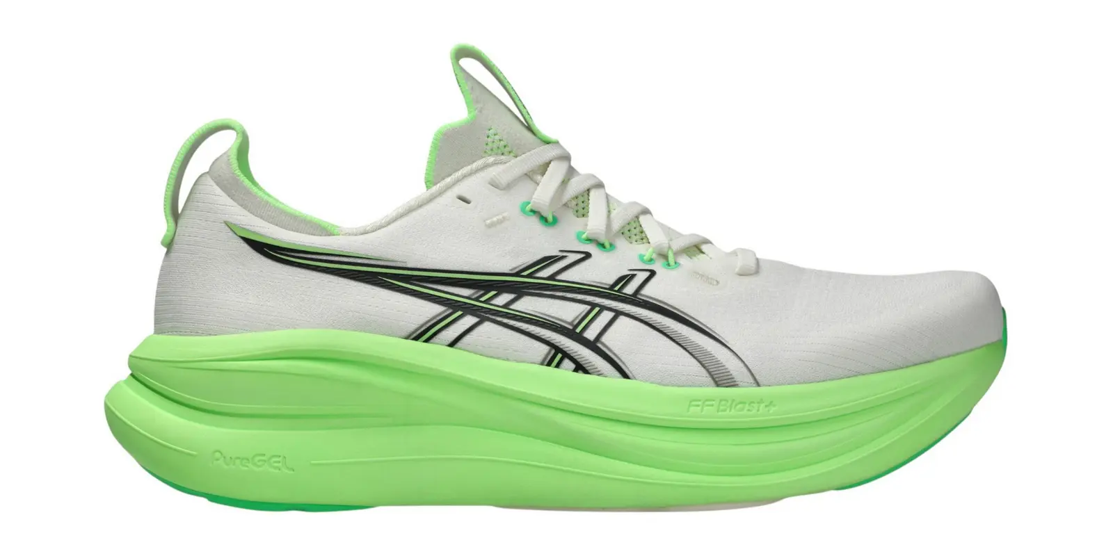 ASICS GEL-Nimbus 28 in Cream / Black
