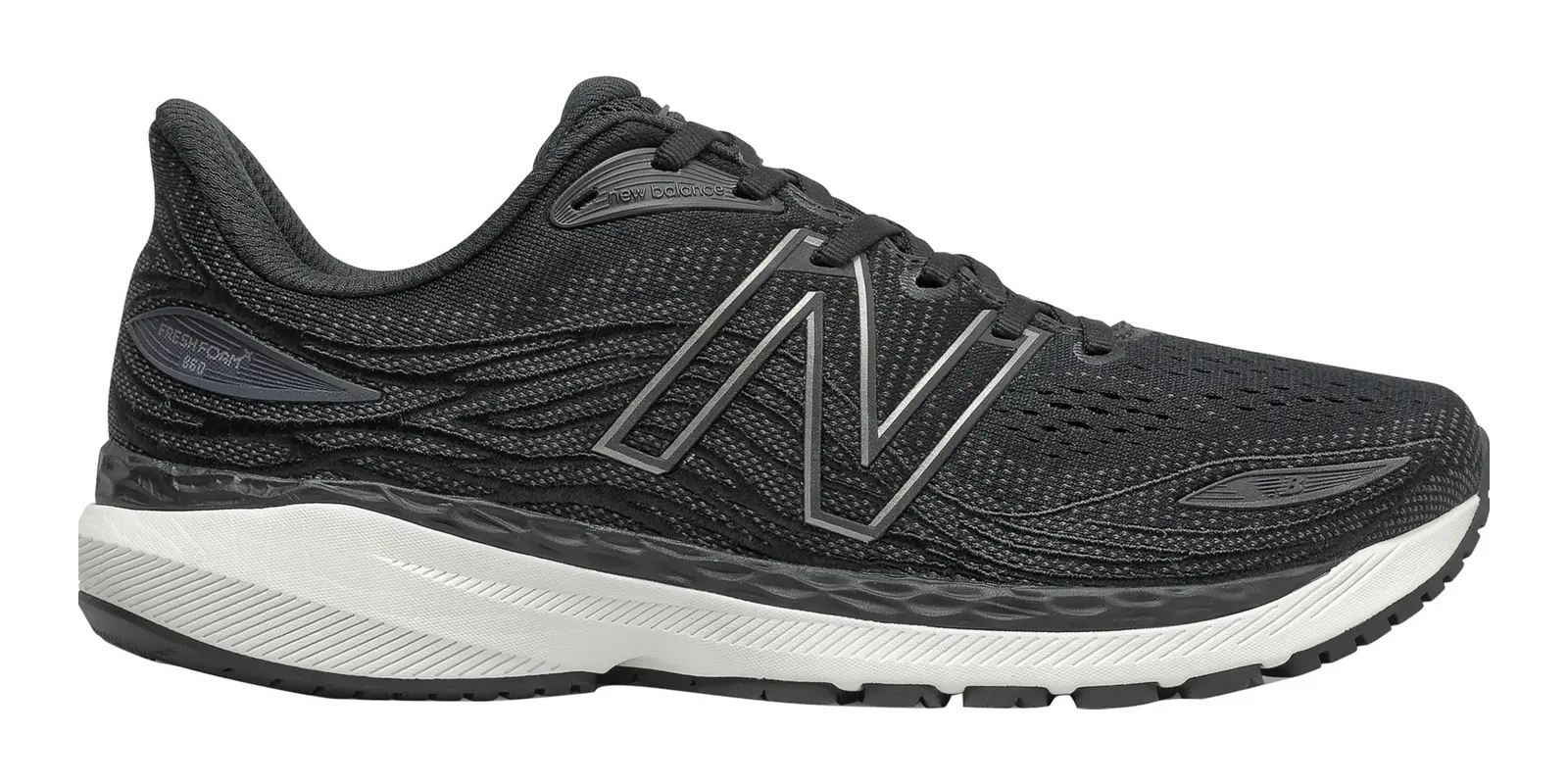 New Balance Fresh Foam X 860 v12 in Black / White