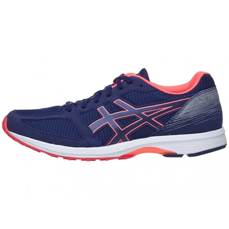 ASICS LyteRacer TS 7 in Blue / White / Coral