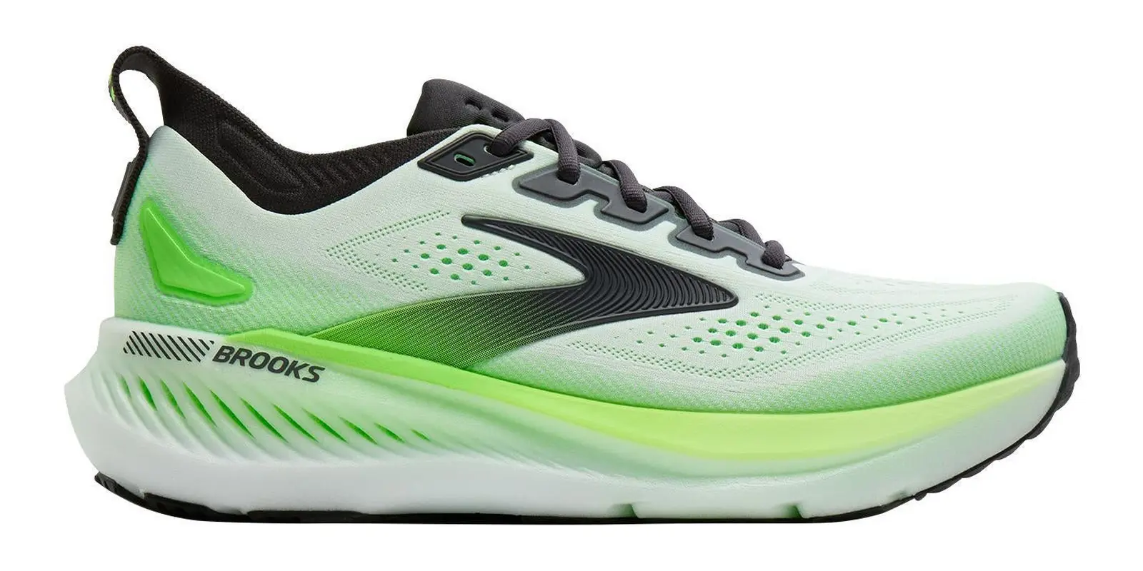 Brooks Glycerin GTS 23 in White / Phantom / Green