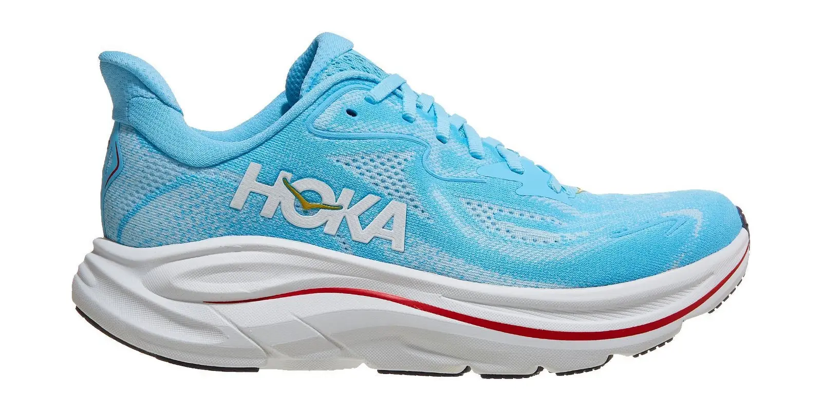 HOKA Clifton 10 in Soaring Blue / Frost