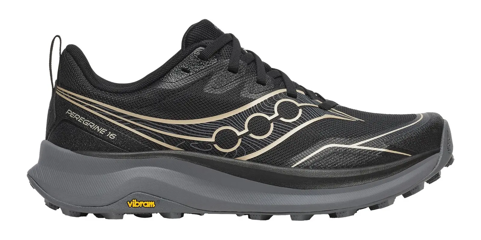 Saucony Peregrine 16 in Black / Carbon