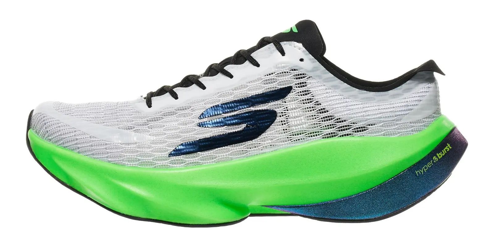 Skechers Aero Tempo in White / Black / Lime