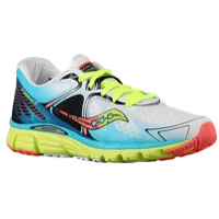 Saucony Kinvara 6 in White / Blue / Coral