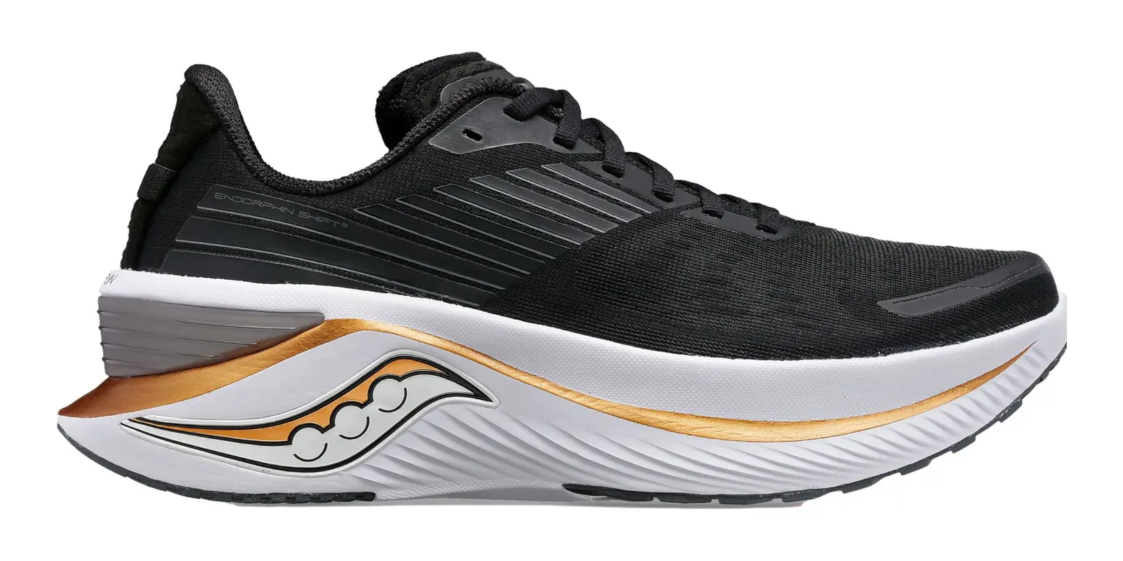 Saucony Endorphin Shift 3 in Black / Gold