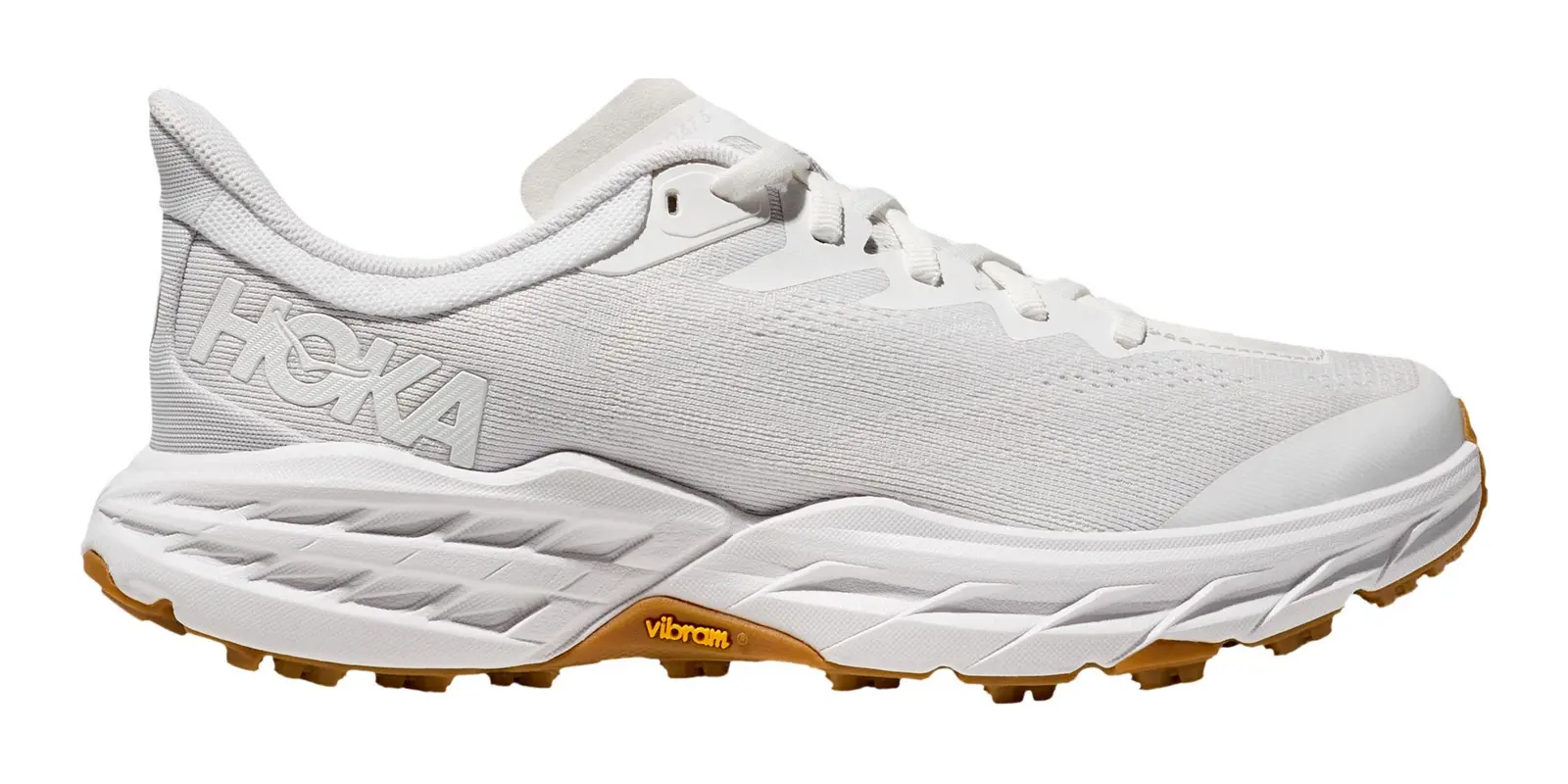 HOKA Speedgoat 5 in White / Nimbus Cloud
