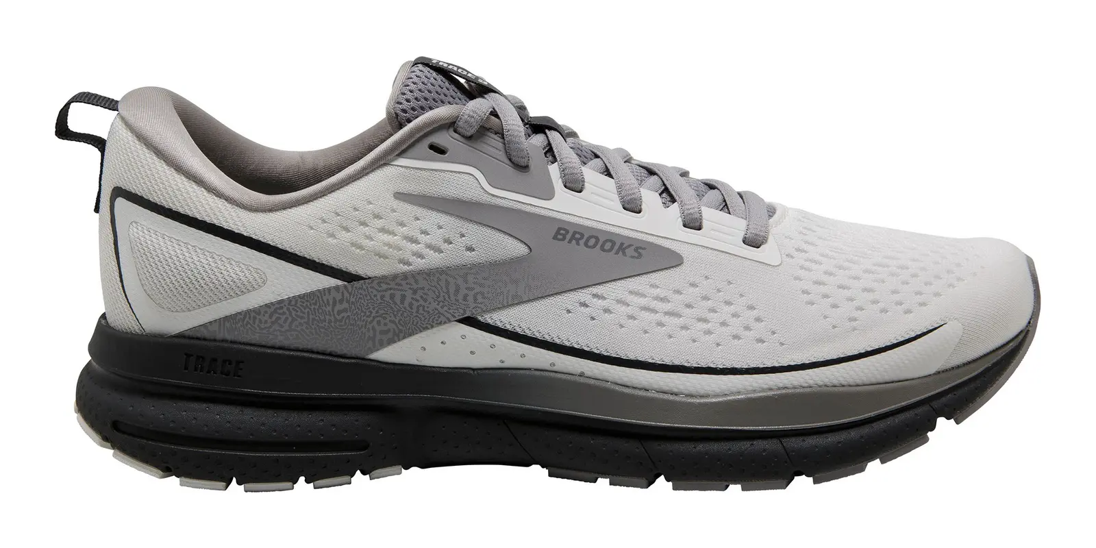 Brooks Trace 3 in White / Alloy