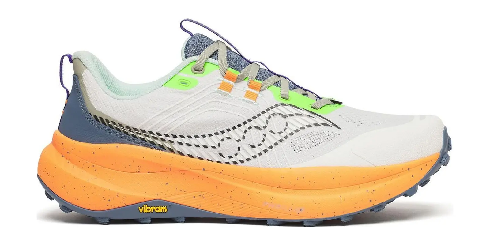 Saucony Xodus Ultra 4 in White / Tumeric