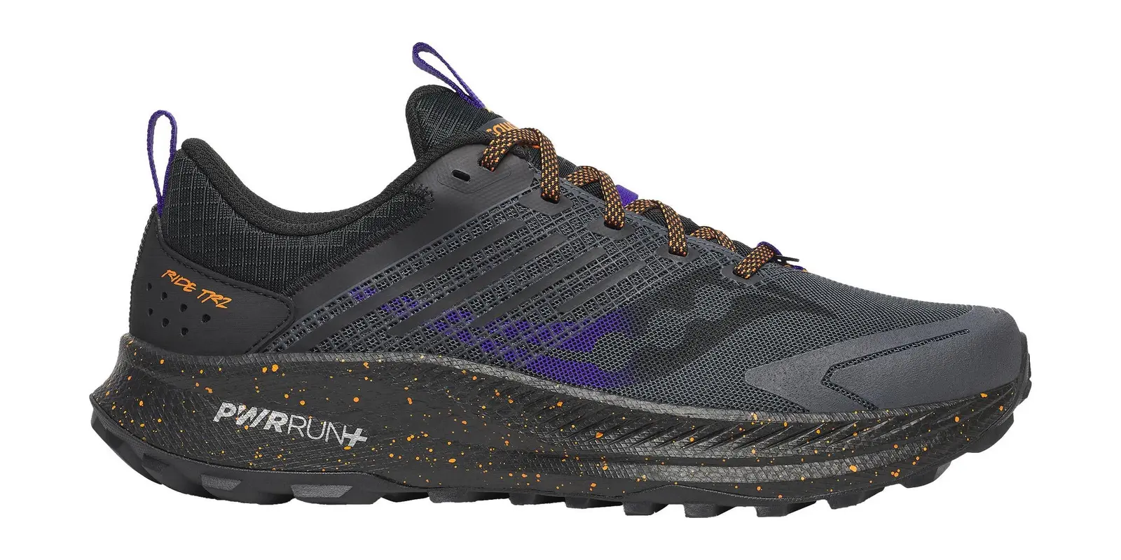 Saucony Ride TR 2 in Carbon / Black