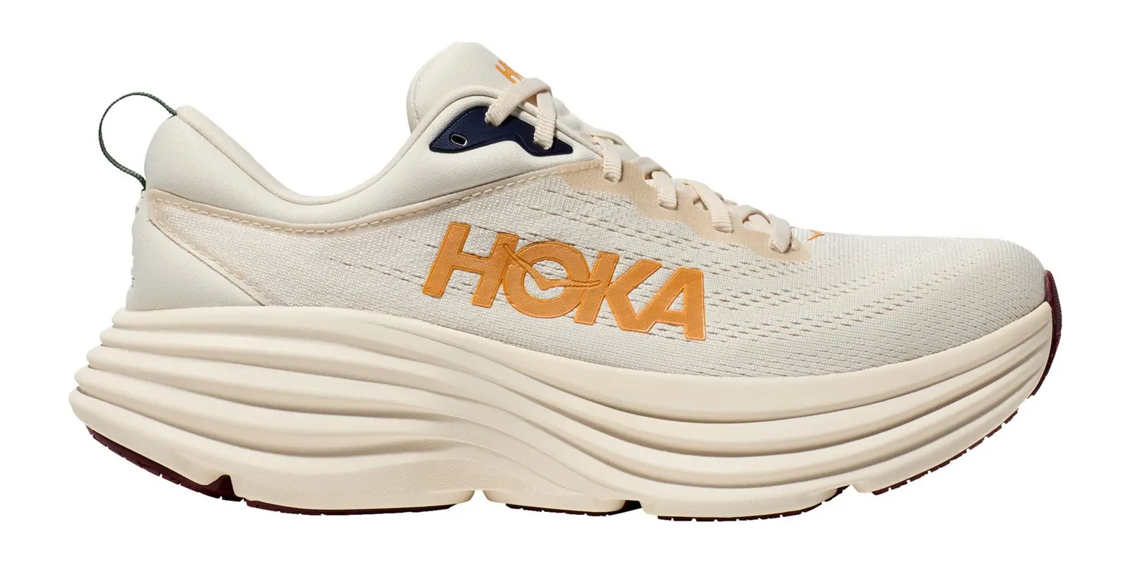 HOKA Bondi 8 in Alabaster