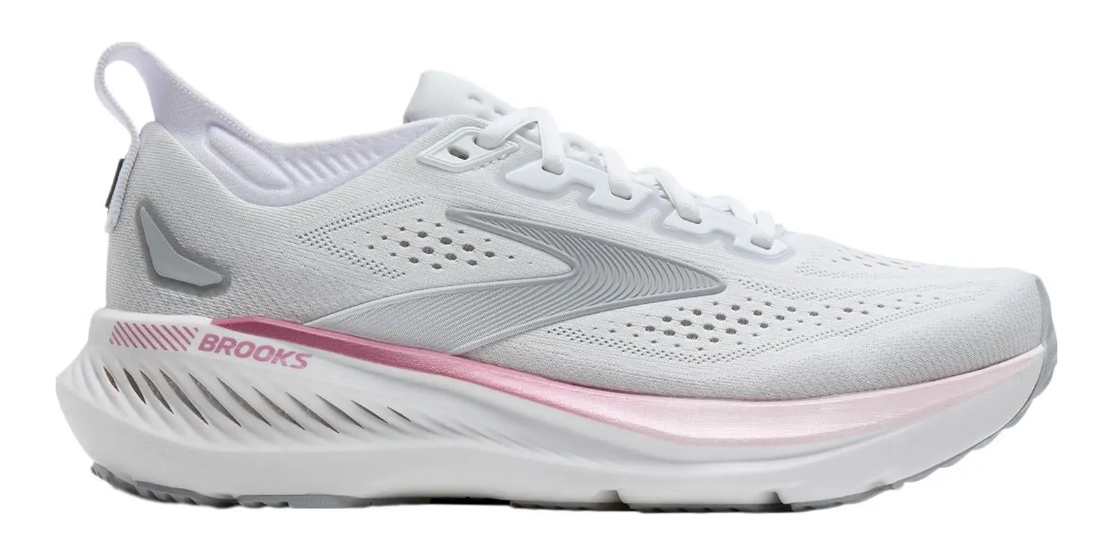 Brooks Glycerin GTS 23 in White / Mist / Metalli