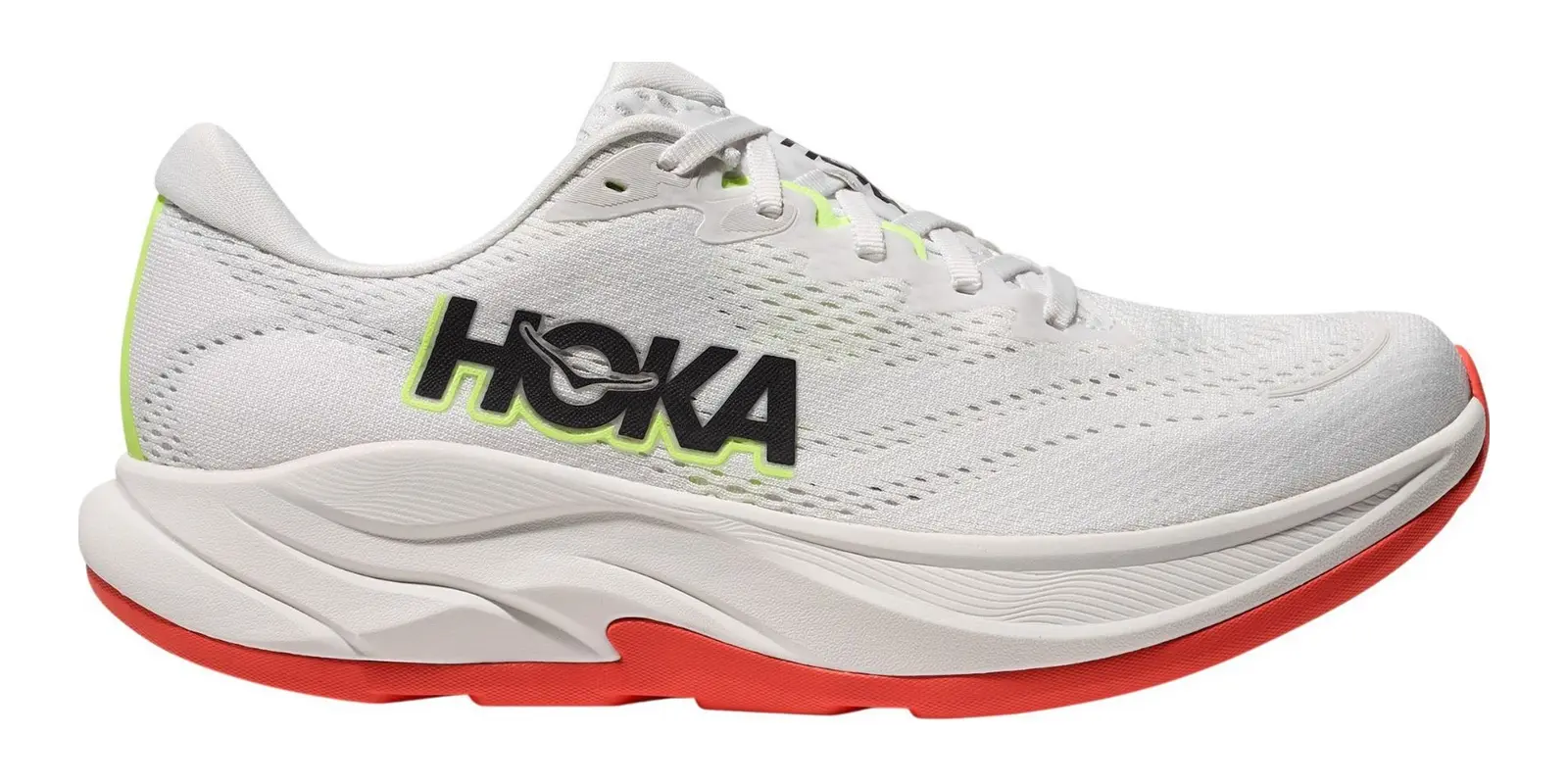HOKA Rincon 4 in Frost / Neon Yuzu