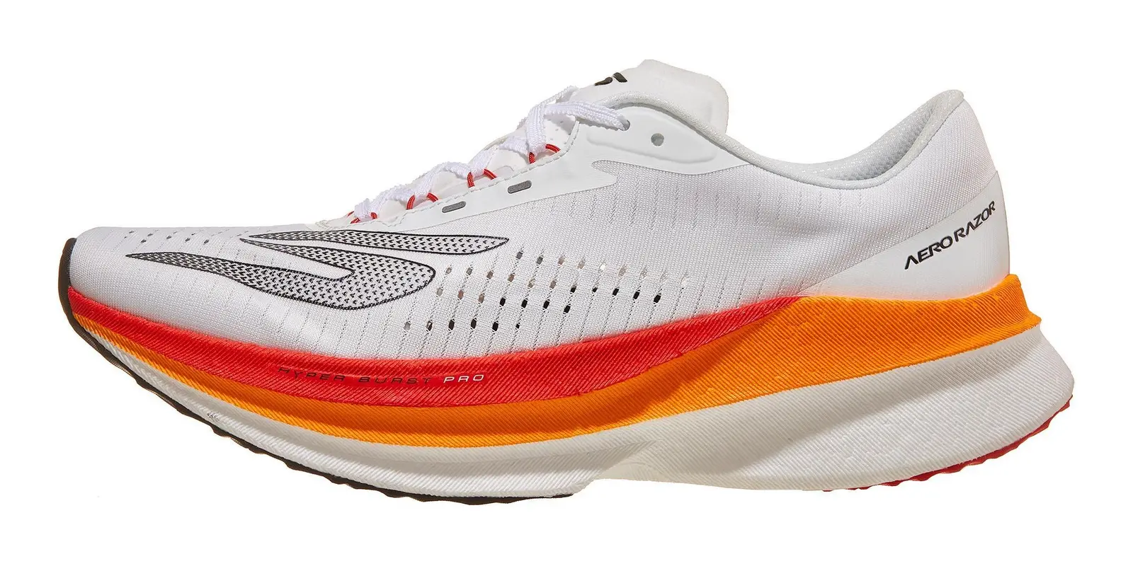Skechers Aero Razor in White / Black / Orange