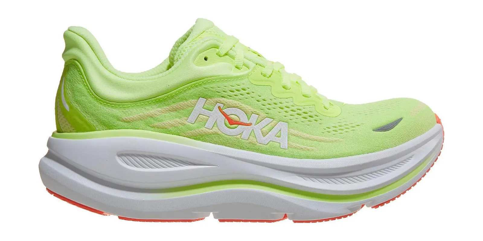 HOKA Bondi 9 in Neon Yuzu / Sunlight