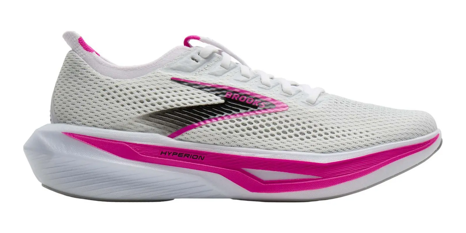 Brooks Hyperion 3 in White / Black / Pink