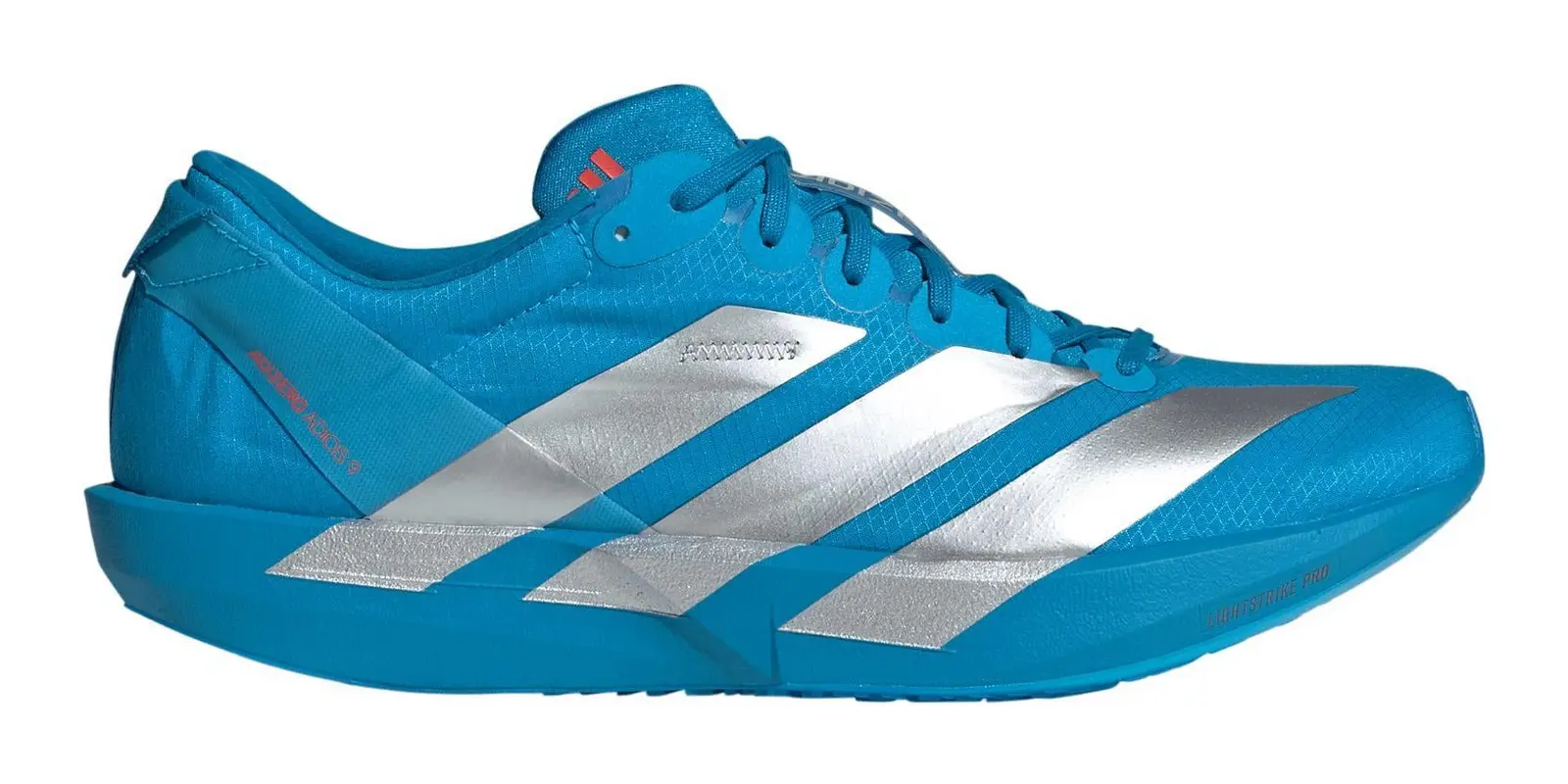 adidas adizero Adios 9 in Silver / Red