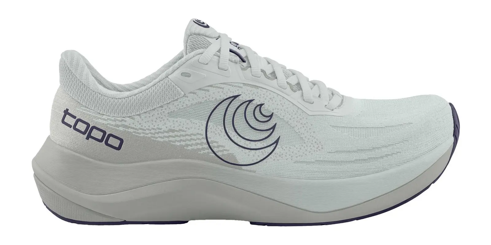 Topo Athletic Ultrafly 6 in Grey / Navy