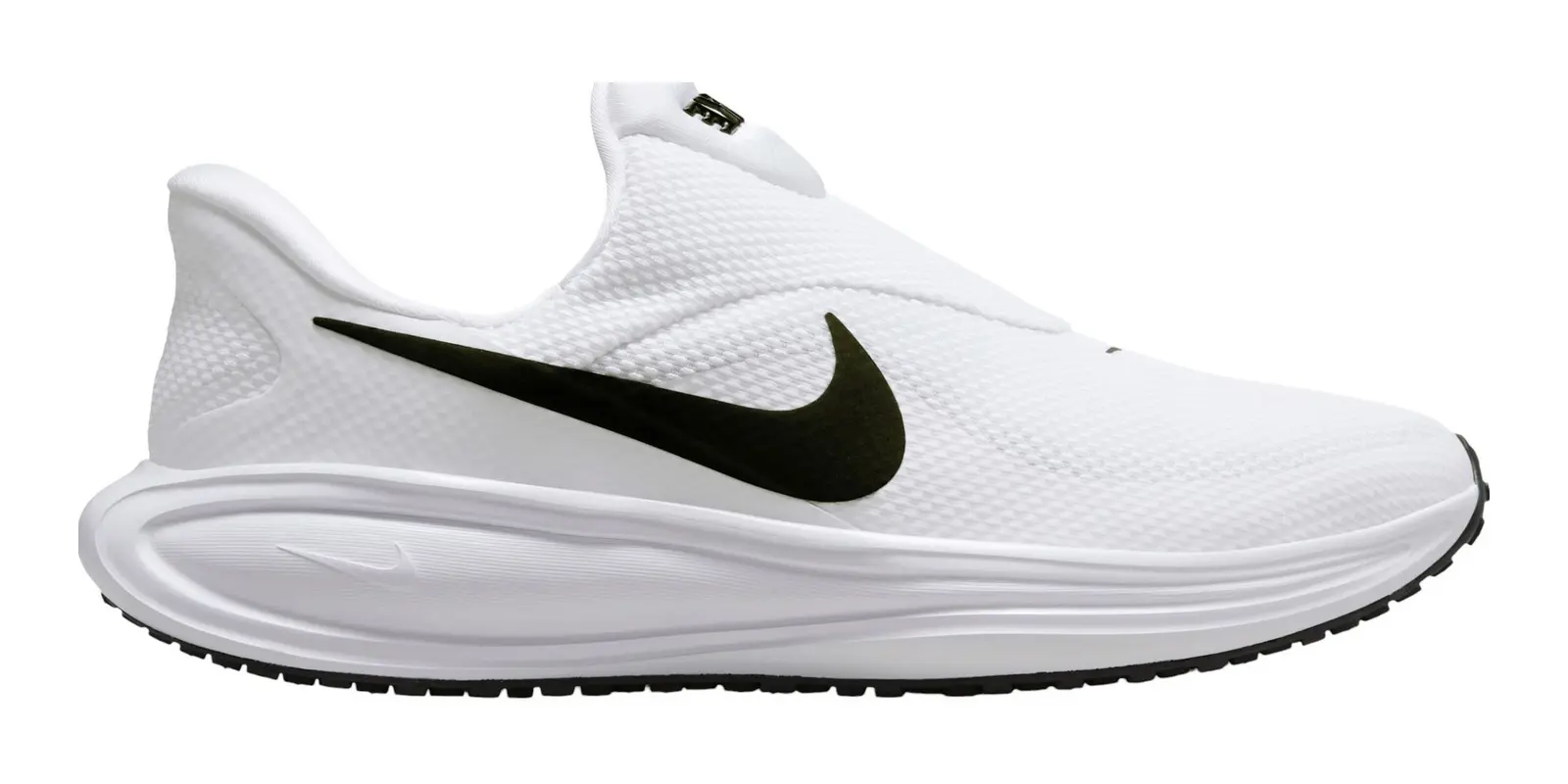 Nike Revolution 8 EasyOn in White / Black / Wolf Grey