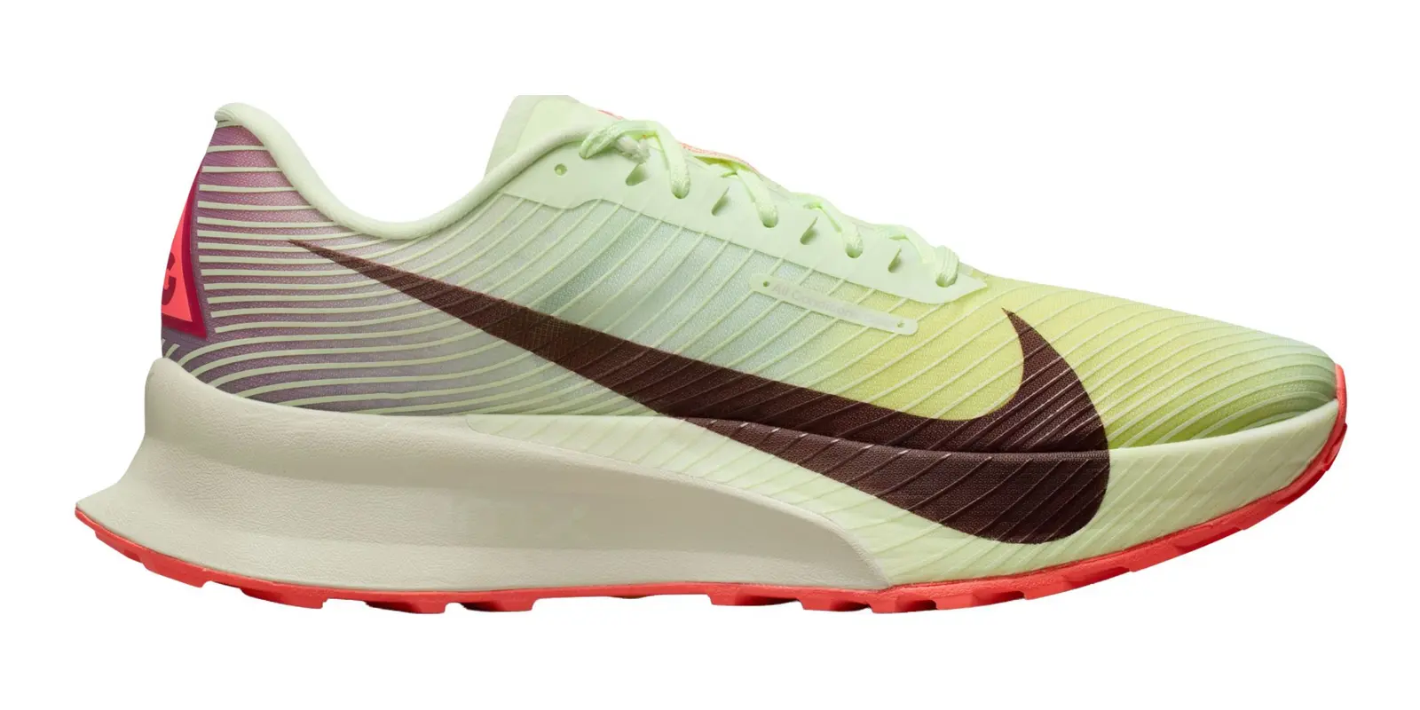Nike Acg Ultrafly Trail Trail in Volt / Burgundy / Ash Steam / Sea Glass
