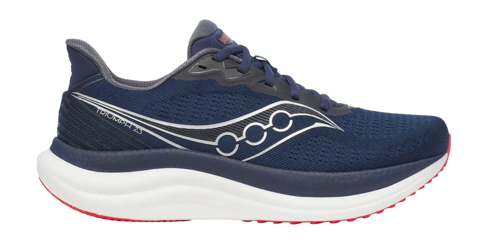 Saucony Triumph 23 in Navy / Red