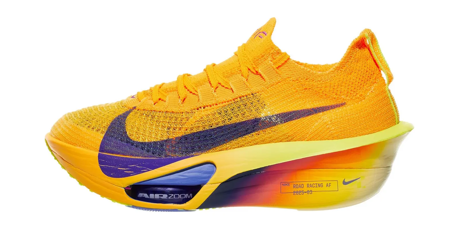 Nike Alphafly Next% 3 in Orange / Indigo / Citro