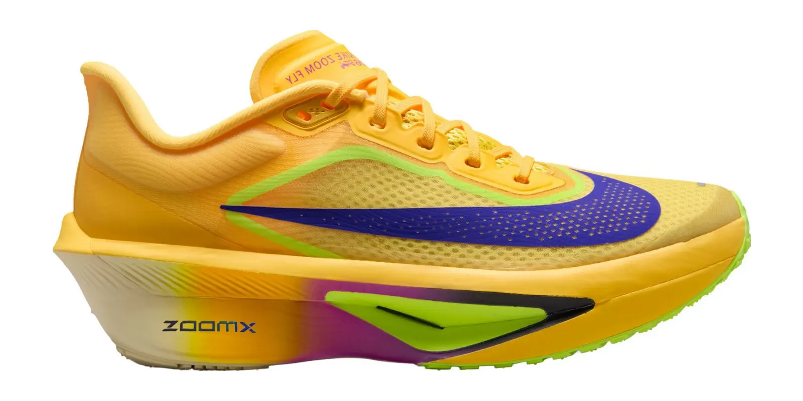 Nike Zoom Fly 6 in Citron Pulse / Indigo Burst / Volt Ice