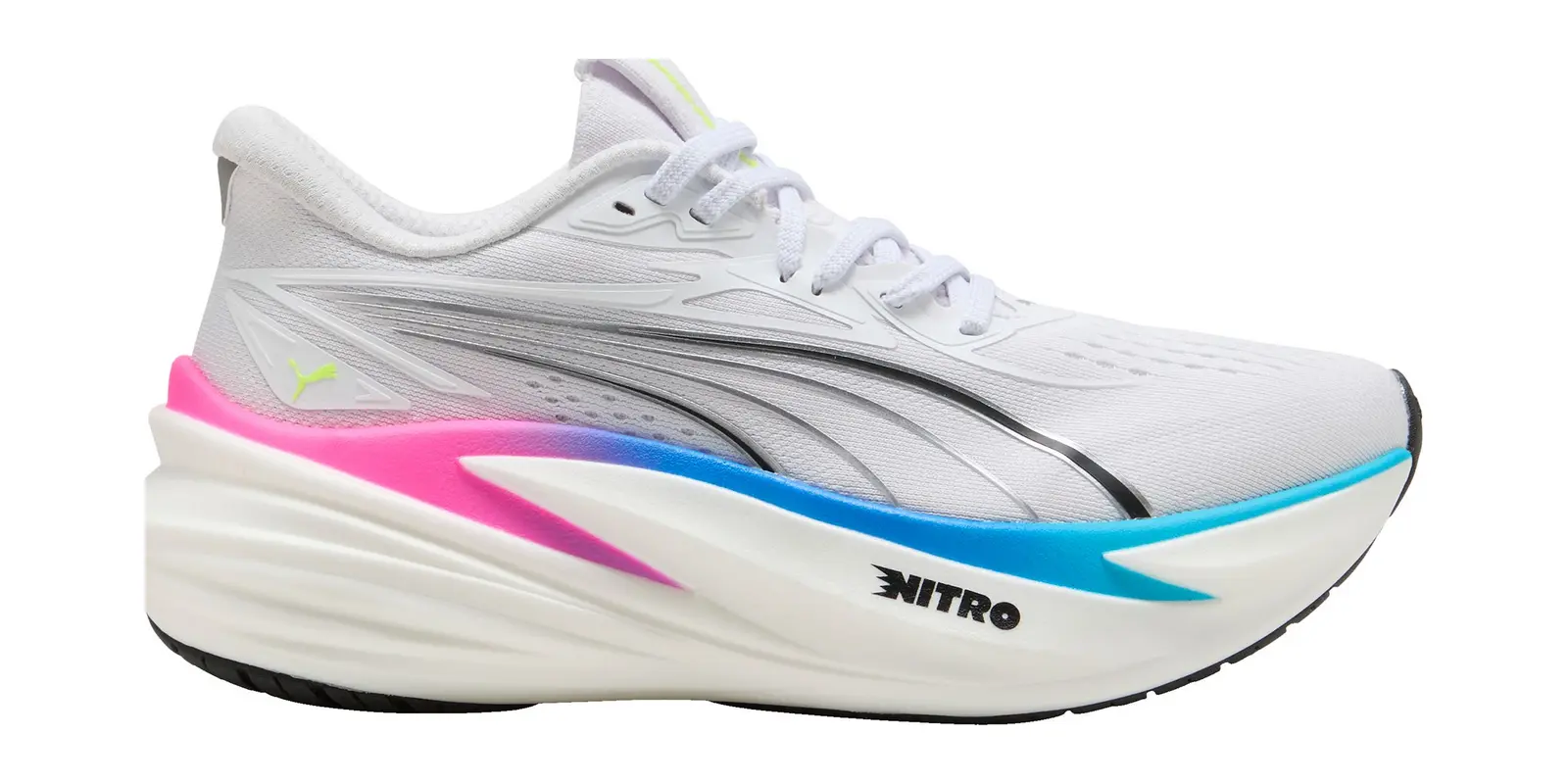 PUMA MagMax Nitro 2 in Puma White / Ultra Blue / Poison Pink