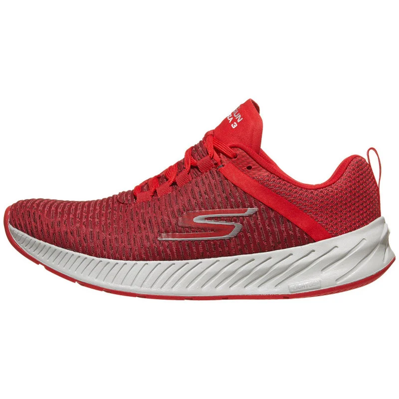 Skechers GOrun Forza 3 in Red / Grey
