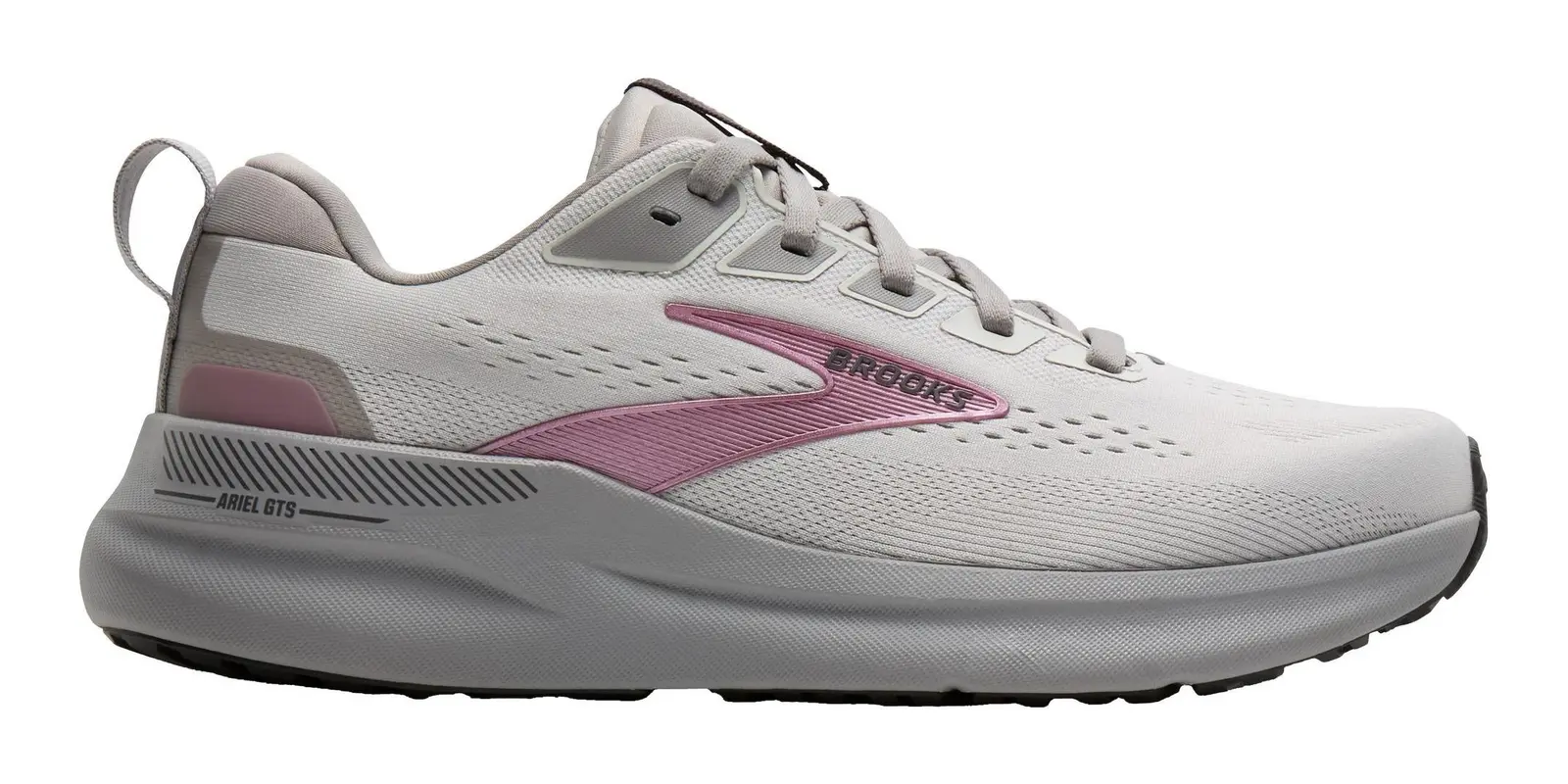 Brooks Ariel Gts 26 in Oyster / Mushroom / Pink