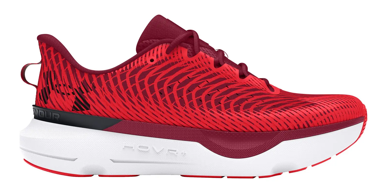 Under Armour Hovr Infinite Reflect in Cardinal / Racer Red