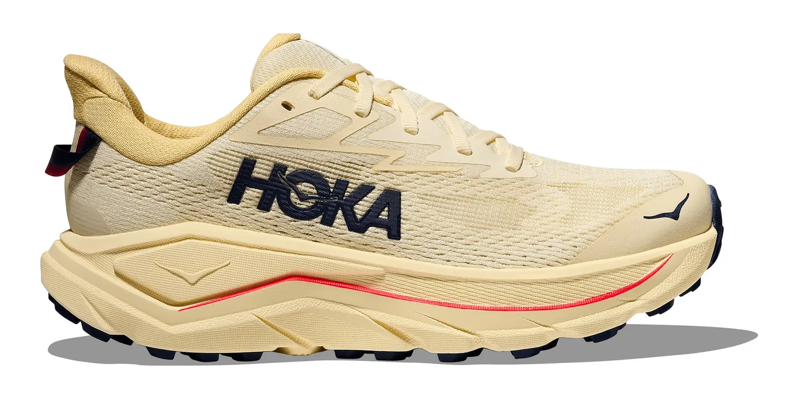 HOKA Challenger 8 in Vintage Yellow / Midnight Blue