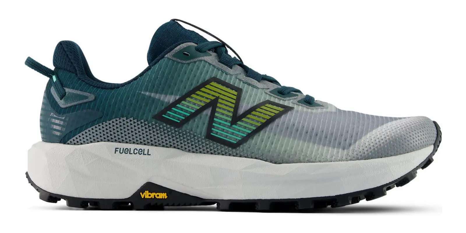 New Balance FuelCell Rebel Trail in Green / Grey