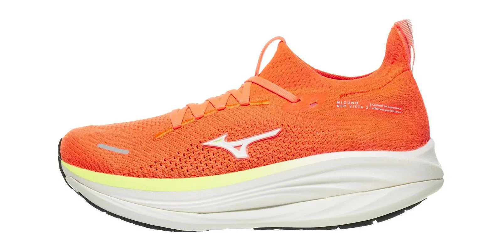 Mizuno Neo Vista 3 in Lava Orange / White