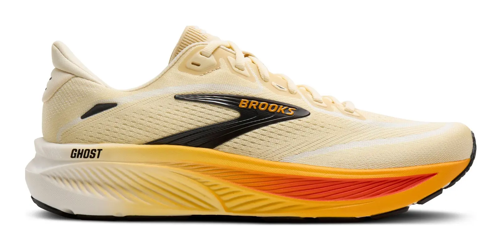 Brooks Ghost 18 in Rutabaga / Tigerlily / Orange
