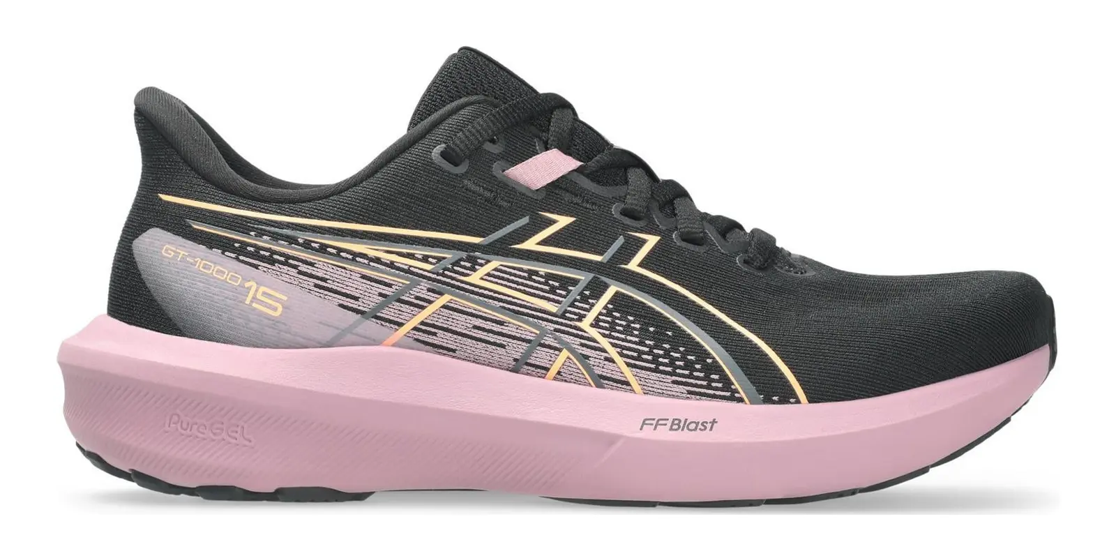 ASICS GT-1000 15 in Black / Taro Purple