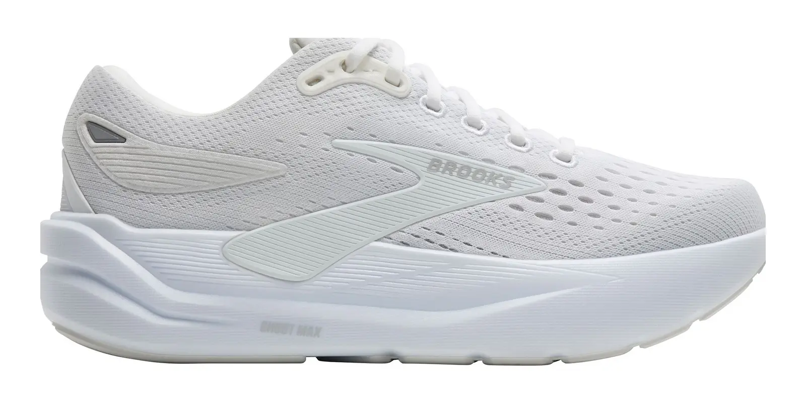 Brooks Ghost Max in Primer Grey / Ebony