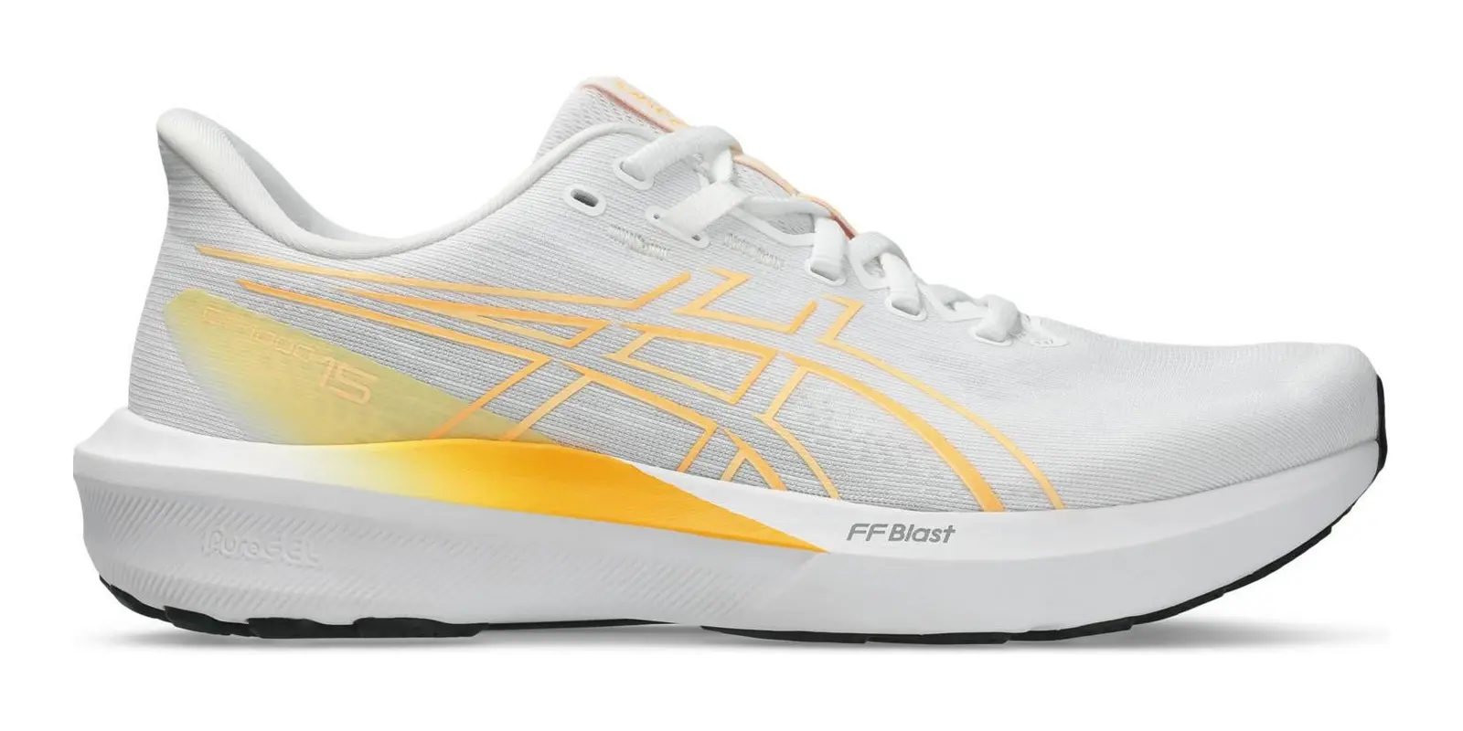ASICS GT-1000 15 in White / Stadium Orange