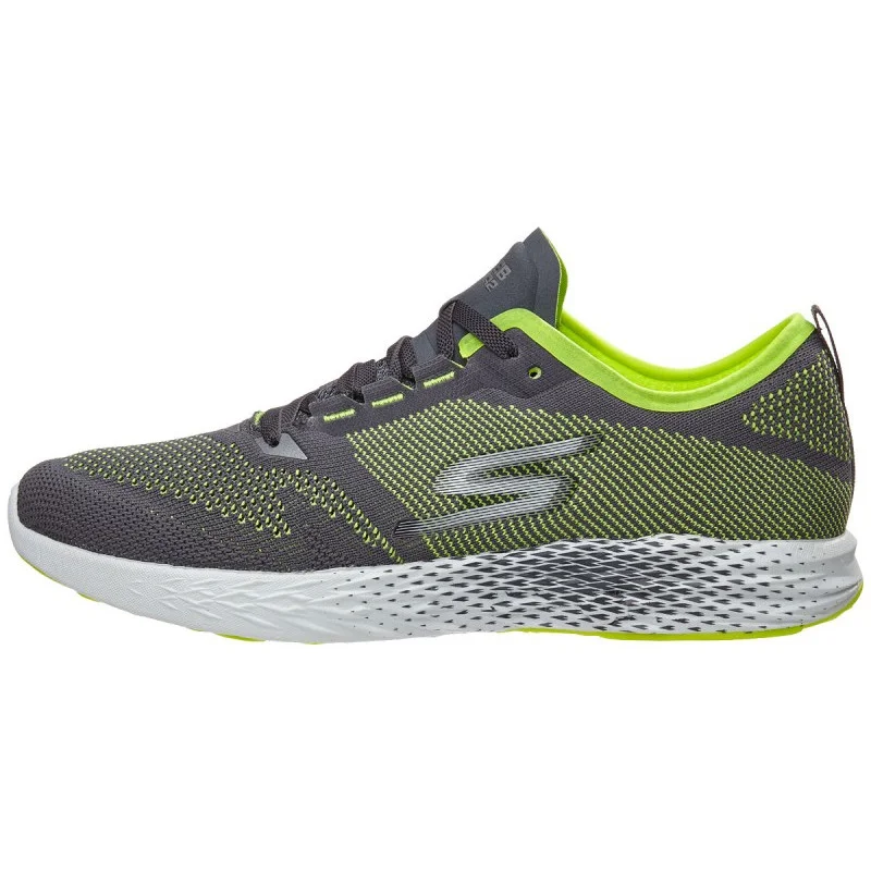Skechers GOmeb Razor 2 in Charcoal / Lime
